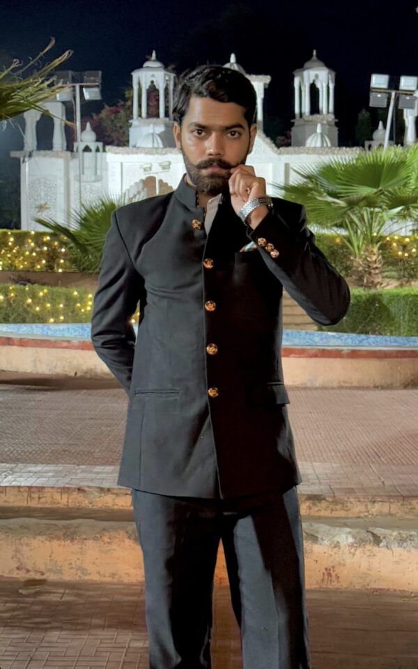 Classic black Bandhgala